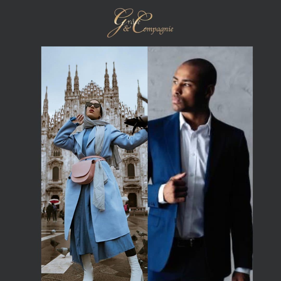 Duo de looks à Milan