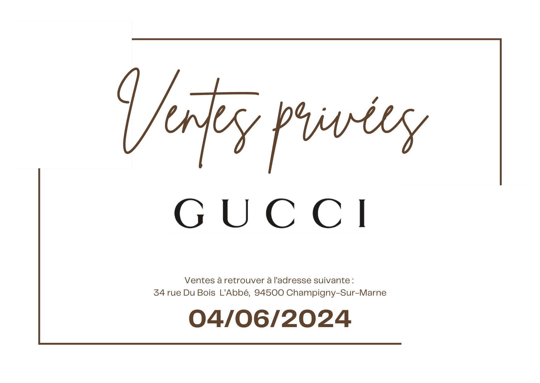 Ventes privées Gucci — 2024-06-04